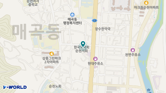 북부재가복지센터 위치 지도