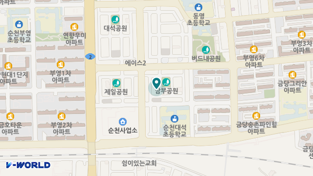순흥노인복지센터 위치 지도