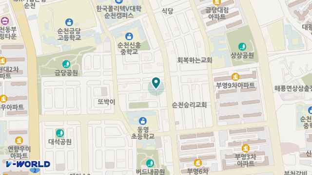 송이노인복지센터 위치 지도