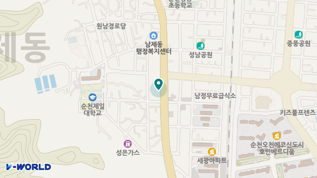 섬김노인복지센터 위치 지도