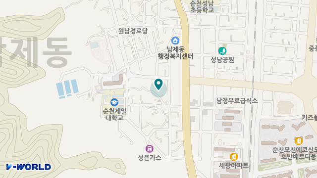 남제노인복지센터 위치 지도