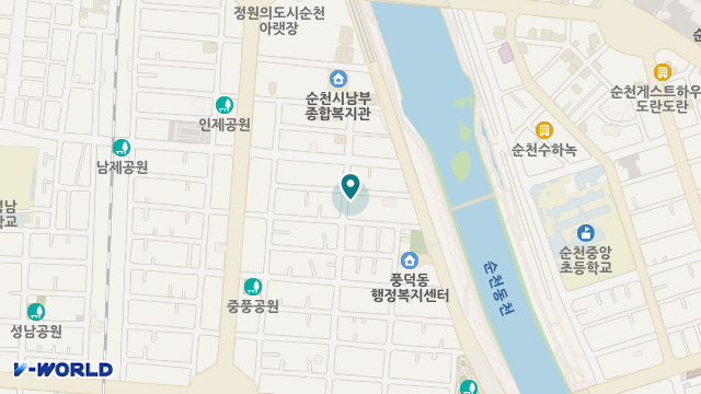 나눔노인복지센터 위치 지도