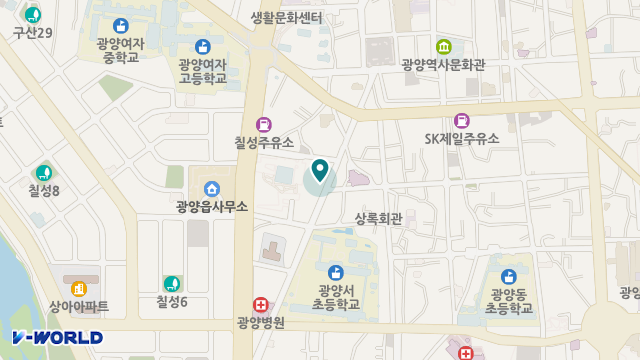 빛고을광양노인복지센터 위치 지도