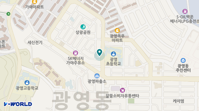 광양중앙노인복지센터 위치 지도