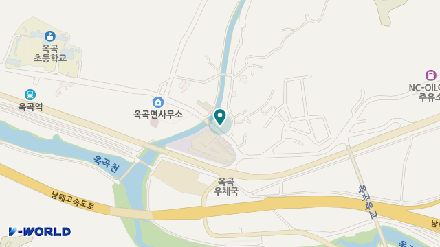 옥곡노인복지센터 위치 지도