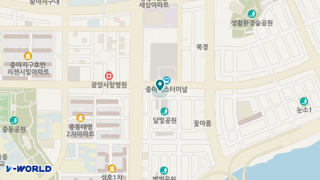 100세광양의료기 위치 지도