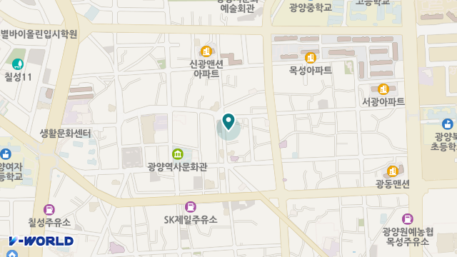 우주복지센터 위치 지도
