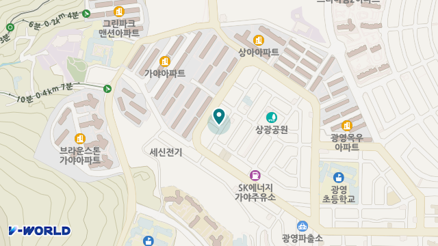 미소노인복지센터 위치 지도