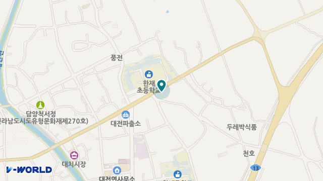 한마음노인복지센터 위치 지도
