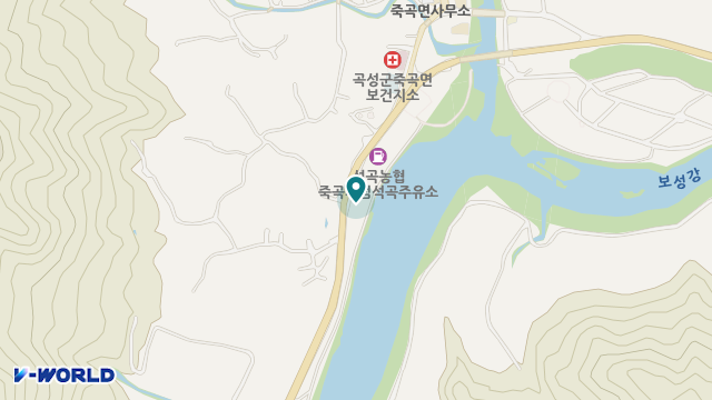 곡성노인복지센터 위치 지도