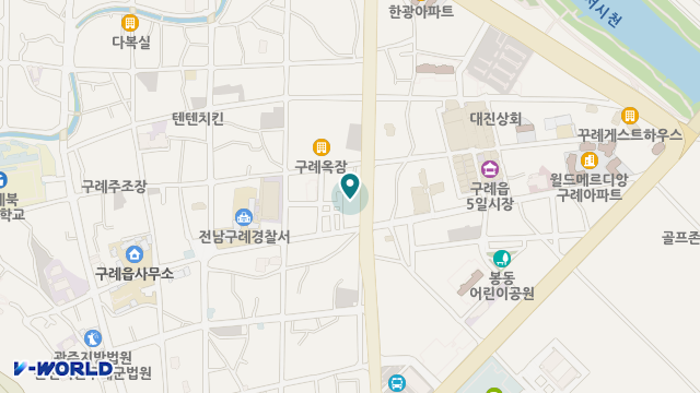 구례재가노인요양센터 위치 지도