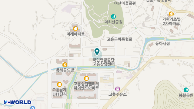 고흥연세의료기 위치 지도