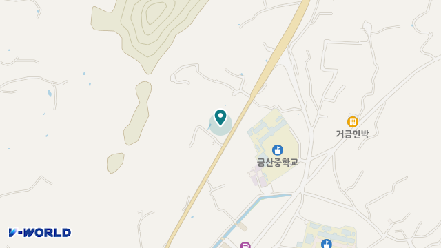 금산조아 복지센터 위치 지도