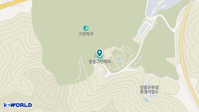 장흥군노인요양센터 위치 지도