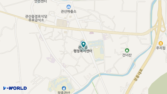 정남진노인복지센터 위치 지도