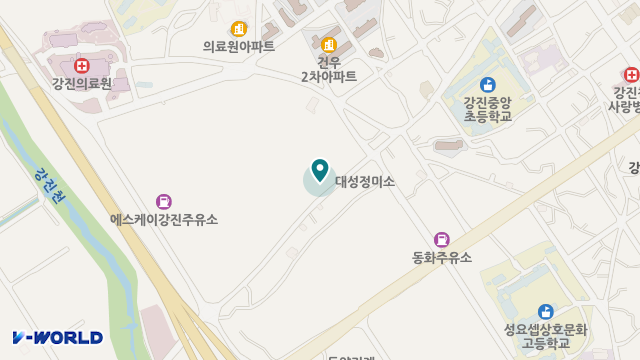 강진의료복지용구 위치 지도