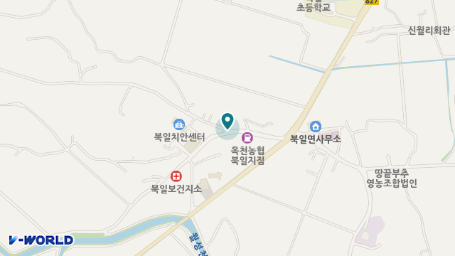 북일재가장기요양센터 위치 지도