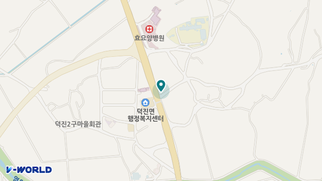 영암효장기요양센터 위치 지도
