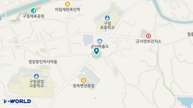 군서재가장기요양센터 위치 지도
