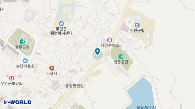 무안행복마을재가장기요양센터 위치 지도