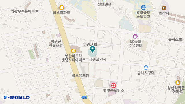 행복한노인복지센터 위치 지도