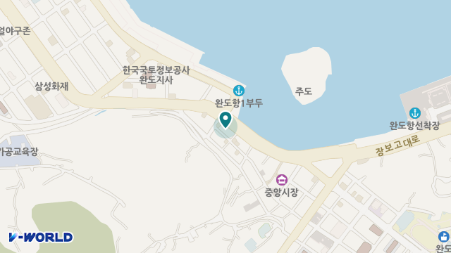 완도러브케어센터 위치 지도