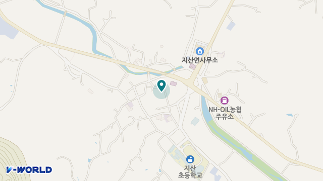 지산재가복지센터 위치 지도