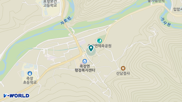죽장노인장기요양센타 위치 지도