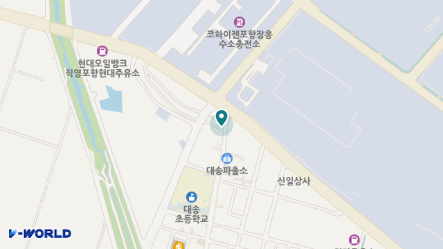 포항남부재가복지센터 위치 지도
