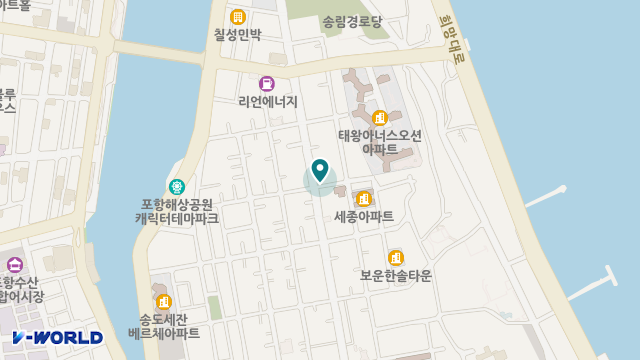 송도재가복지센터 위치 지도