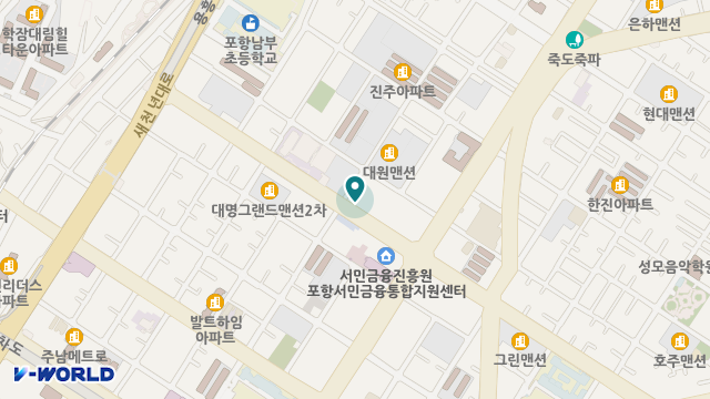 금빛포항 재가복지센터 위치 지도