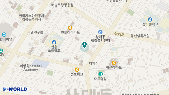 백향목 노인복지센터 위치 지도