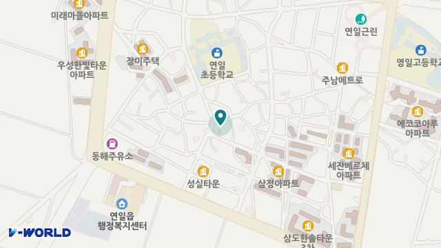 능인노인복지센터 위치 지도