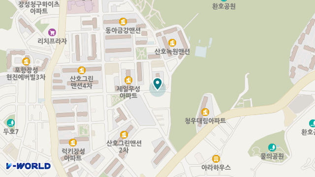 영일재가복지센터 위치 지도
