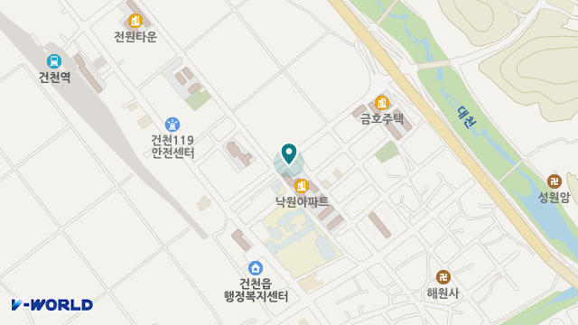 우리노인복지센터 위치 지도