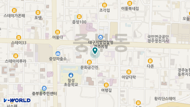 경주의료기 위치 지도