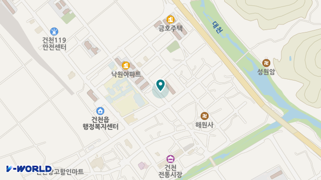 건강노인재가센터 위치 지도