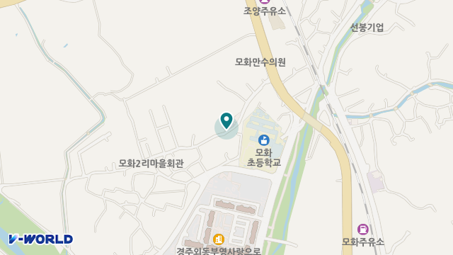 외동노인복지센터 위치 지도