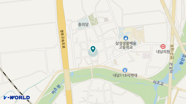 천사주야간보호센터 위치 지도