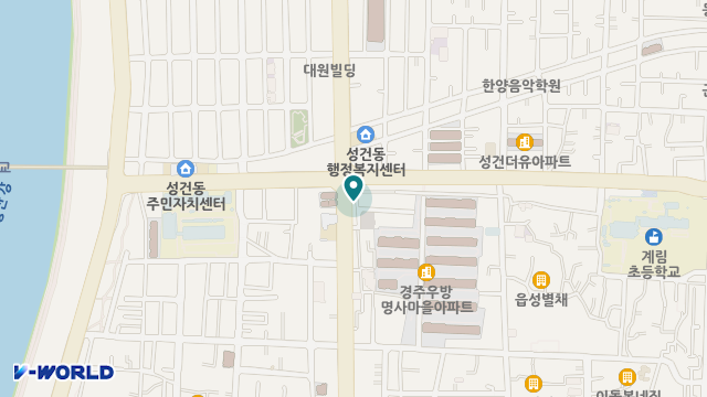 월성복지마을 위치 지도