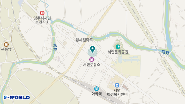 한사랑노인복지센터 위치 지도