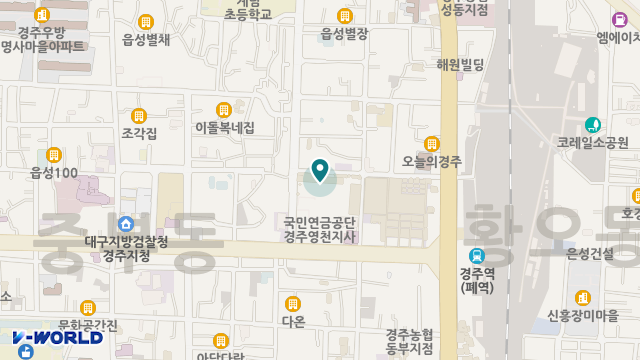 예향복지센터 위치 지도