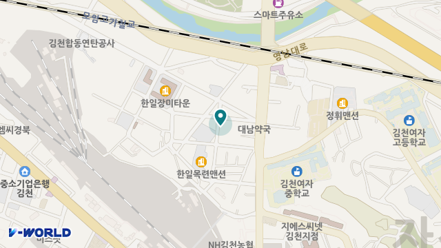 한마음복지센터 위치 지도