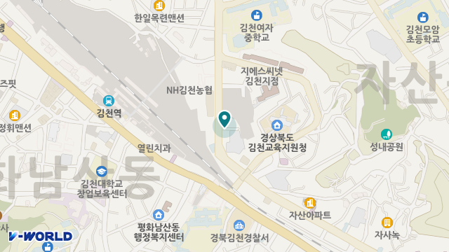김천효자손노인복지센터 위치 지도