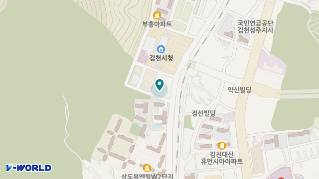 사랑나눔복지센터 위치 지도