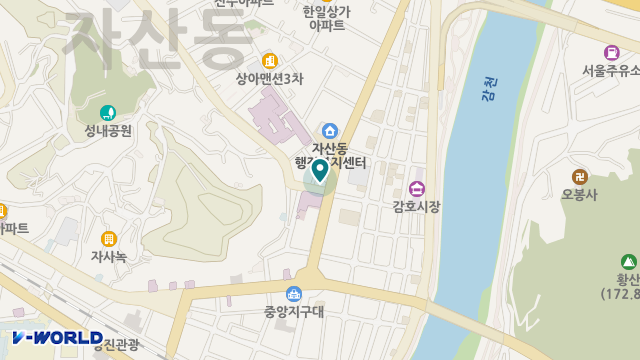 한걸음케어 위치 지도
