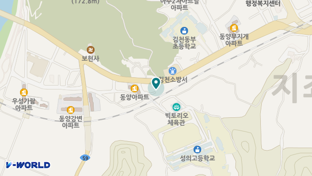 효민노인복지센터 위치 지도