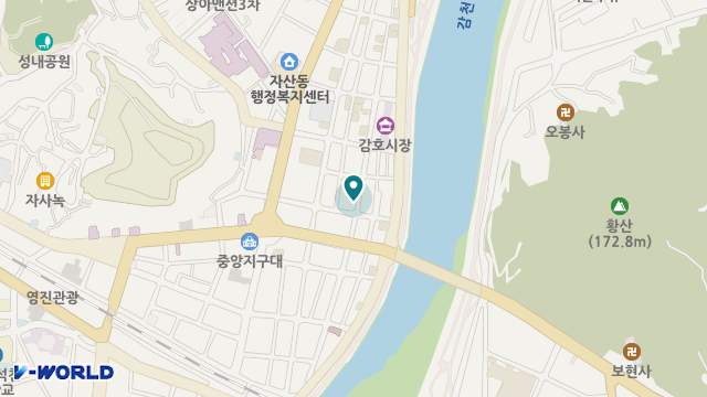 행복재가복지센터 위치 지도