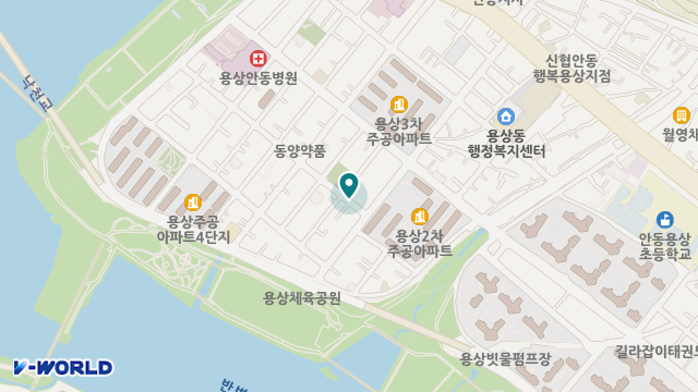 효자원 위치 지도