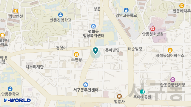 효사랑노인복지센터 위치 지도